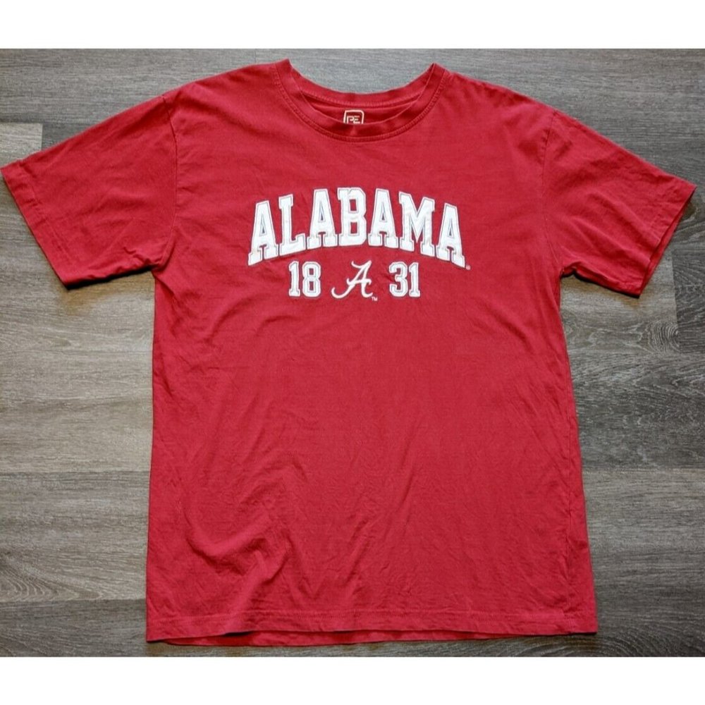 University Of Alabama Crimson Tide Est. 1831 Pro Edge T-Shirt Adult Large 42-44